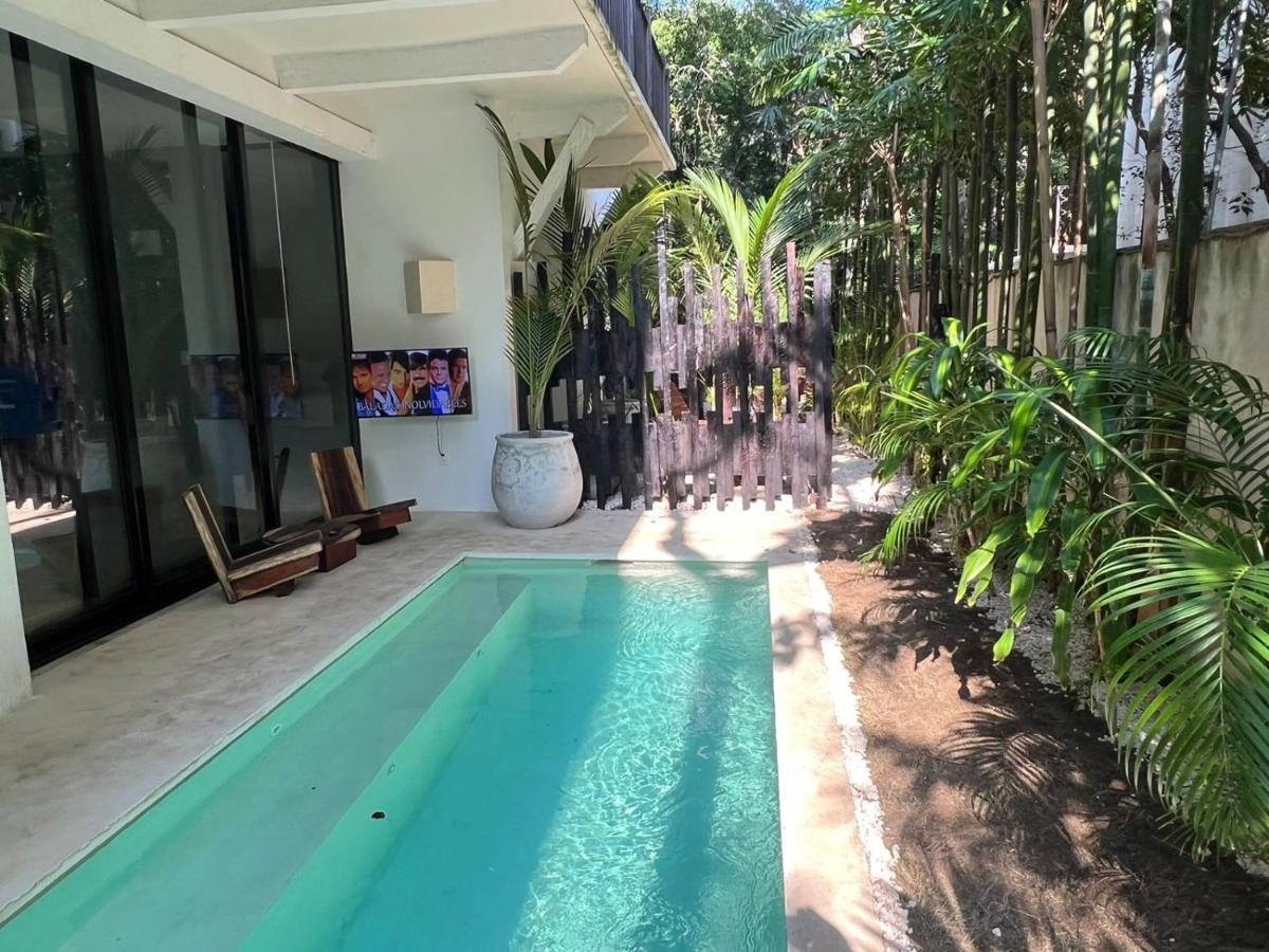 Ferienwohnung Kin Tulum - Puerta Azul Luxury Exterior foto