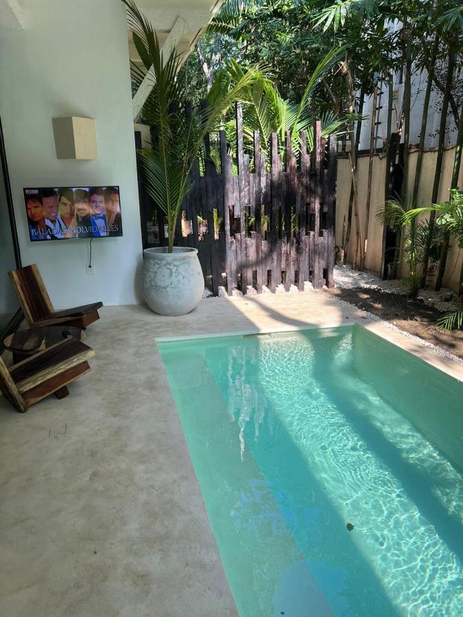 Ferienwohnung Kin Tulum - Puerta Azul Luxury Exterior foto